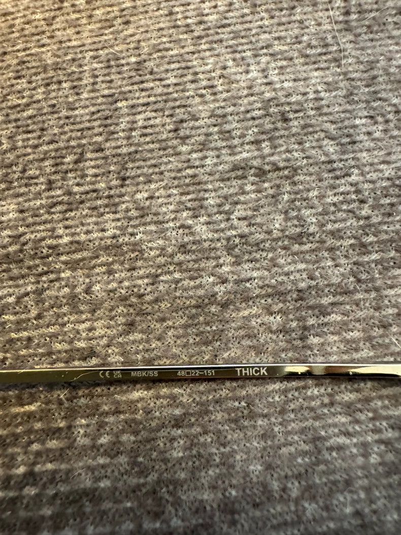 Chrome Hearts Chrome Hearts Thick Metal Frame Glasses Size ONE SIZE - 4 Thumbnail