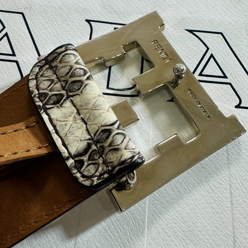 Fendi Fendi Limited Edition Crystal Python Belt Size ONE SIZE - 8 Thumbnail