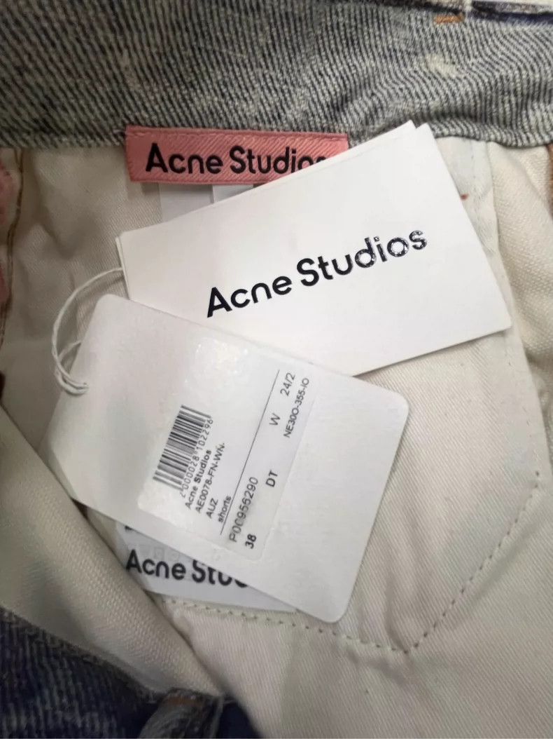 Acne Studios Acne Studios Mid-Rise Zipper Denim Shorts Size 22" - 5 Thumbnail