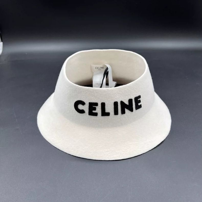 Celine Celine Embroidered Logo Fisherman Hat Size ONE SIZE - 2 Thumbnail