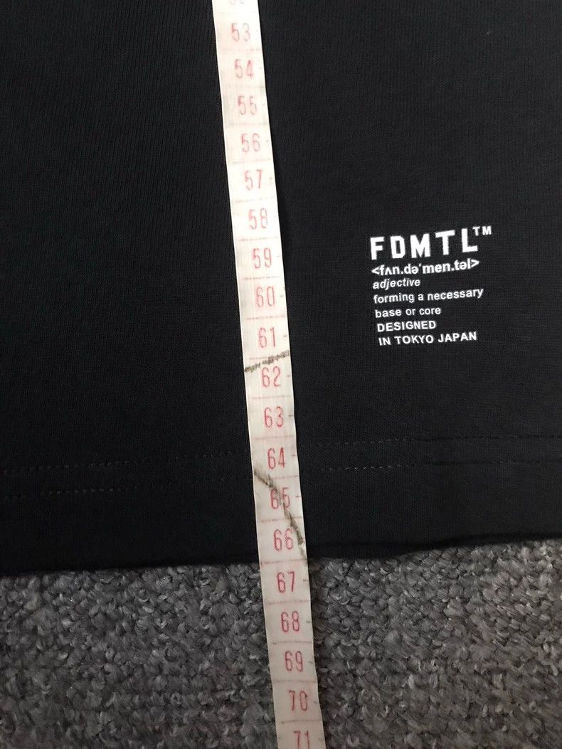 Japanese Brand Fdmtl Short Sleeve T-Shirt with Icon Embroidery Size XS / US 0-2 / IT 36-38 - 8 Thumbnail
