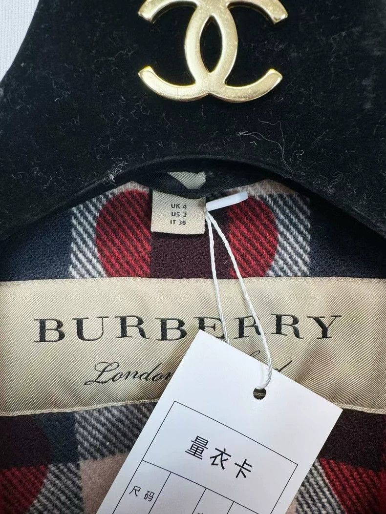 Burberry Burberry Red Wool Coat with Hood Size XS / US 0-2 / IT 36-38 - 4 Thumbnail