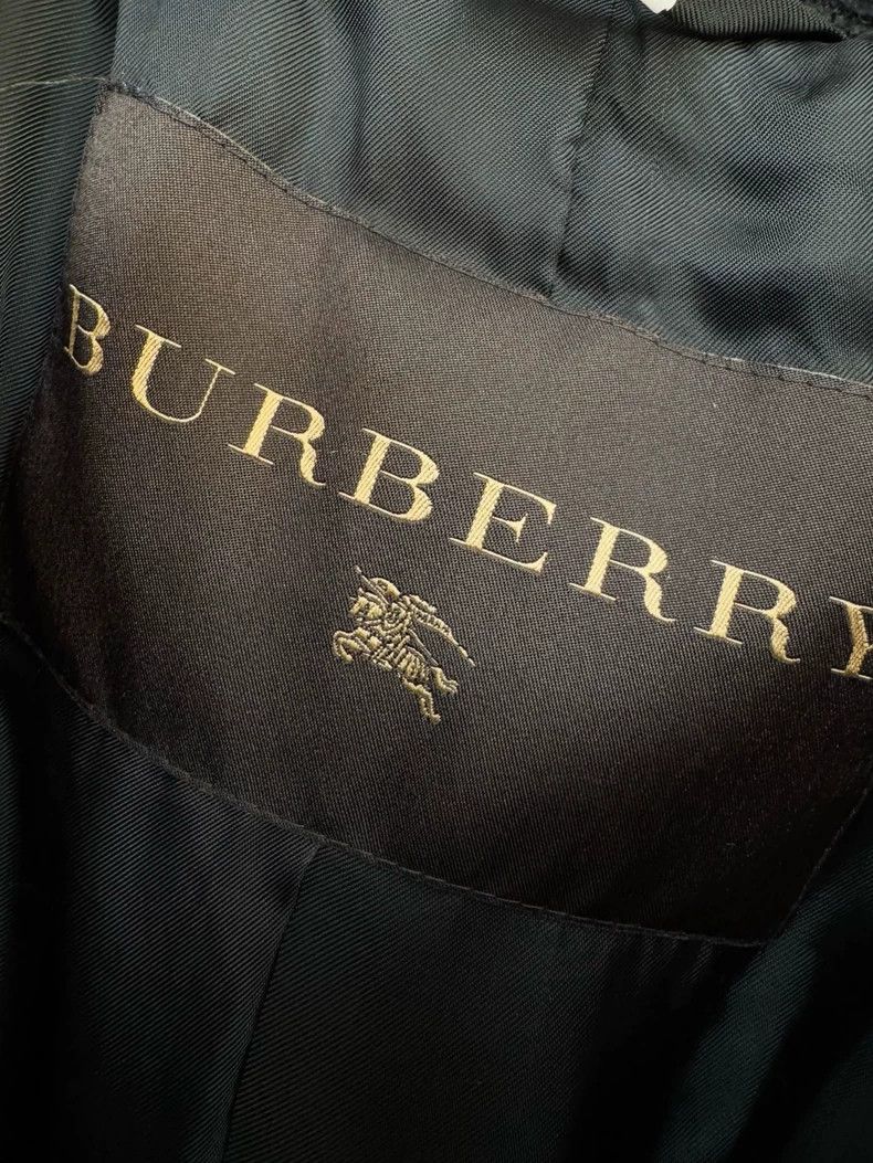 Burberry Black Wool Coat by Burberry Size M / US 6-8 / IT 42-44 - 2 Thumbnail