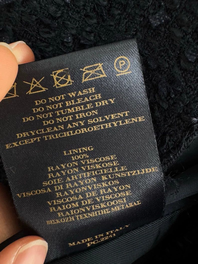 Burberry Black Wool Coat by Burberry Size M / US 6-8 / IT 42-44 - 4 Thumbnail