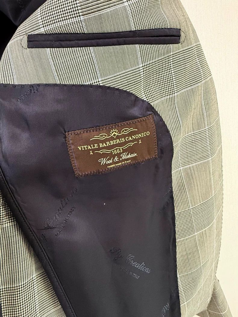 Ermenegildo Zegna Italian Wool Blazer with Checked Pattern Size M / US 6-8 / IT 42-44 - 4 Thumbnail