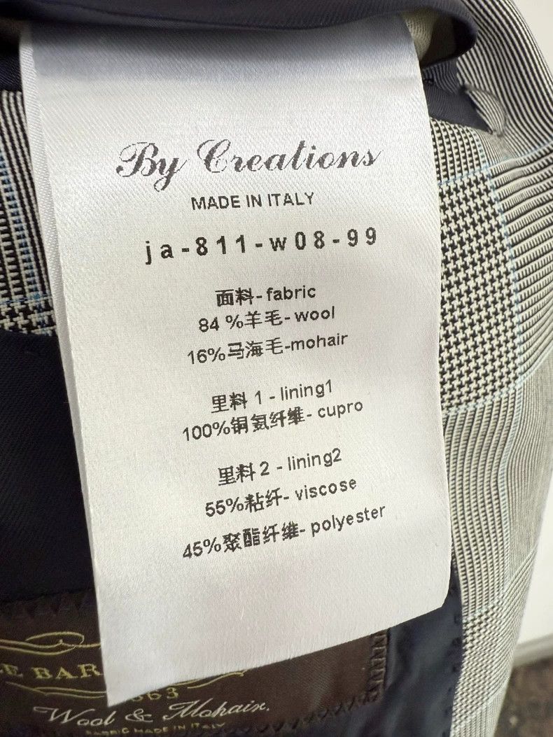 Ermenegildo Zegna Italian Wool Blazer with Checked Pattern Size M / US 6-8 / IT 42-44 - 6 Thumbnail