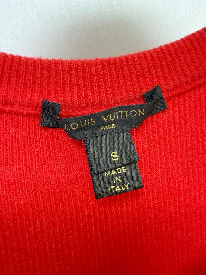 Louis Vuitton Louis Vuitton Red Wool Dress Size S Size S / US 4 / IT 40 - 2 Thumbnail