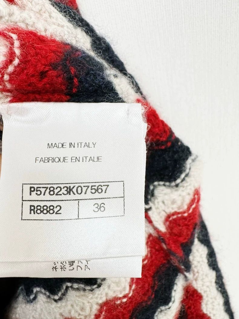Chanel Red Striped Chanel Sweater Size M / US 6-8 / IT 42-44 - 4 Thumbnail