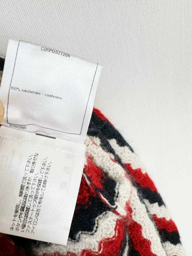 Chanel Red Striped Chanel Sweater Size M / US 6-8 / IT 42-44 - 5 Thumbnail
