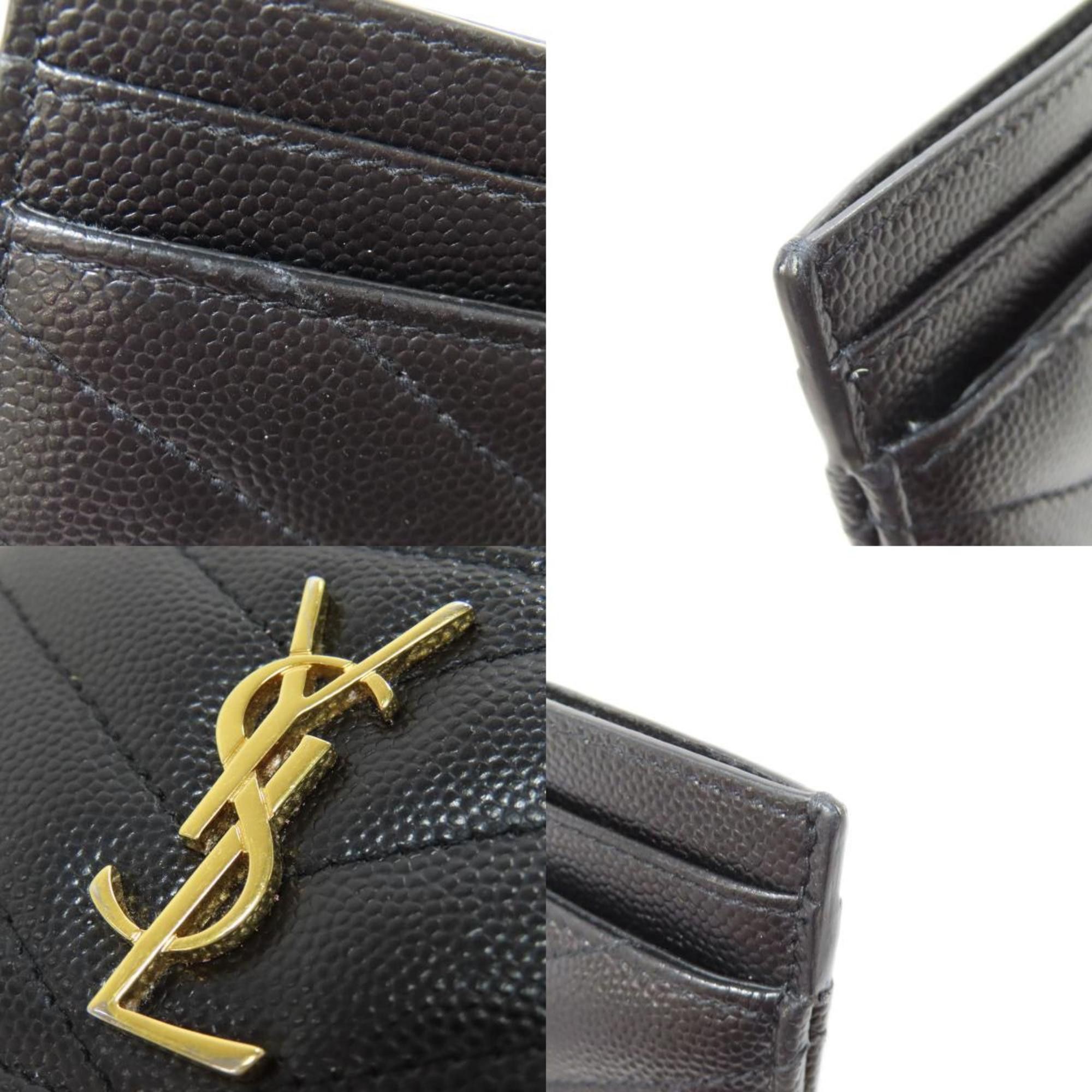 Yves Saint Laurent Yves Saint Laurent Business Card Holder/Card Case Leather Women's YVES SAINT LAURENT Size ONE SIZE - 9 Thumbnail