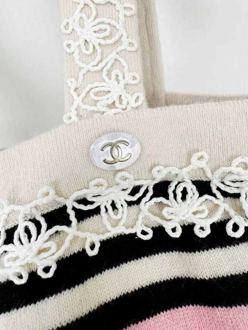 Chanel Chanel Cashmere Camisole With Stripes Size S / US 4 / IT 40 - 2 Thumbnail