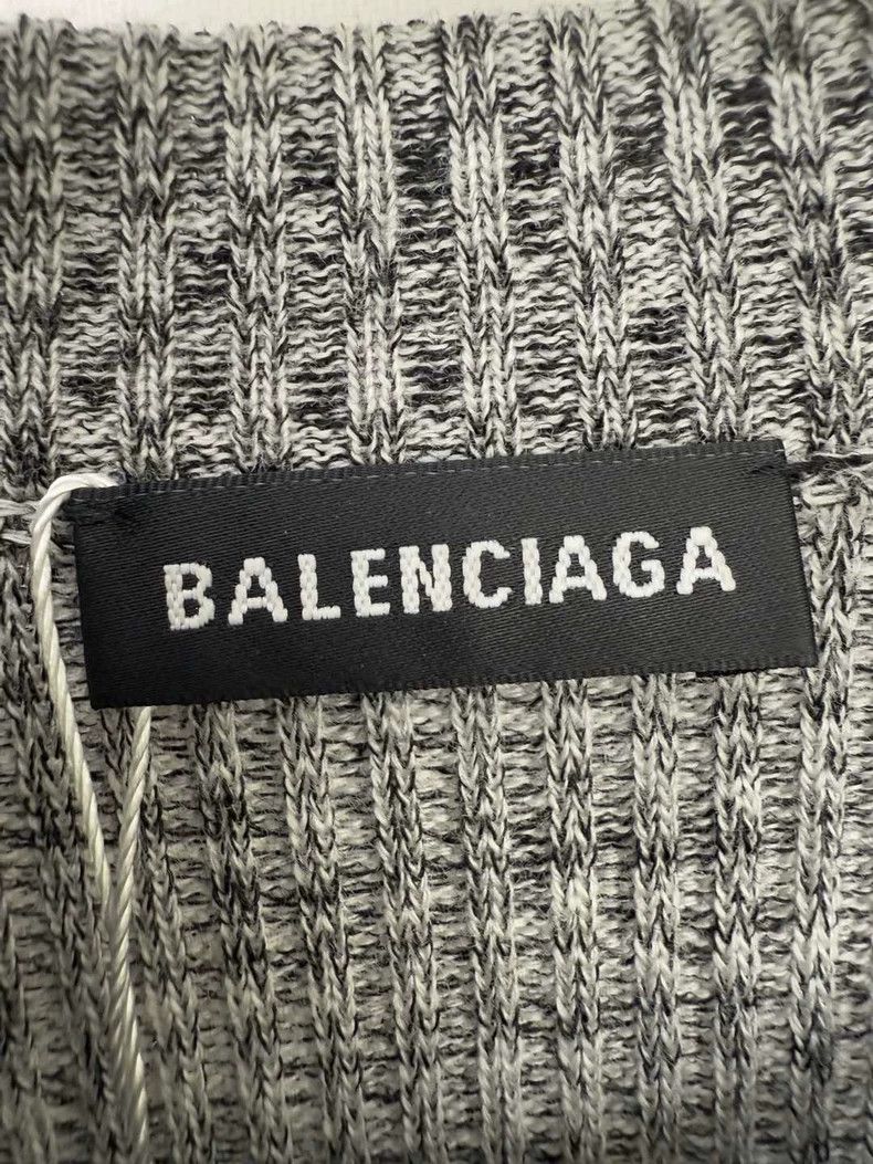 Balenciaga Balenciaga Gray Wool Sweater, Size S Size S / US 4 / IT 40 - 2 Thumbnail
