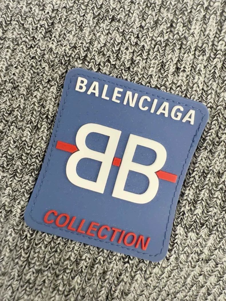 Balenciaga Balenciaga Gray Wool Sweater, Size S Size S / US 4 / IT 40 - 3 Thumbnail