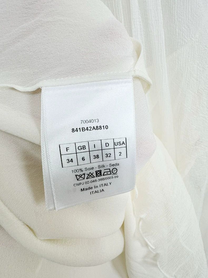 Dior Dior Silk Shirt, Size 34, Gently Worn Size XS / US 0-2 / IT 36-38 - 5 Thumbnail