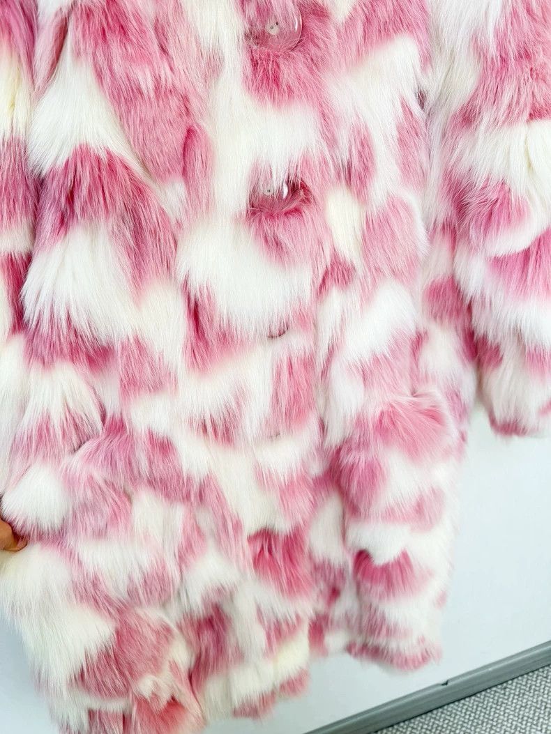 Prada Miumiu Pink Faux Fur Coat Size S / US 4 / IT 40 - 3 Thumbnail