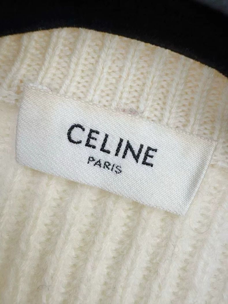 Celine Celine Wool Sweater Size XS Light Color Size XS / US 0-2 / IT 36-38 - 2 Thumbnail