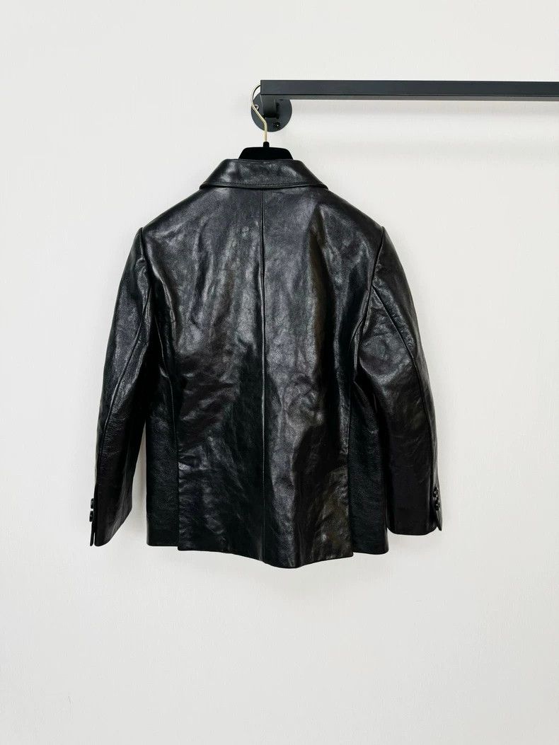 Gucci Gucci Black Leather Jacket with Minor Wear Size S / US 4 / IT 40 - 7 Thumbnail