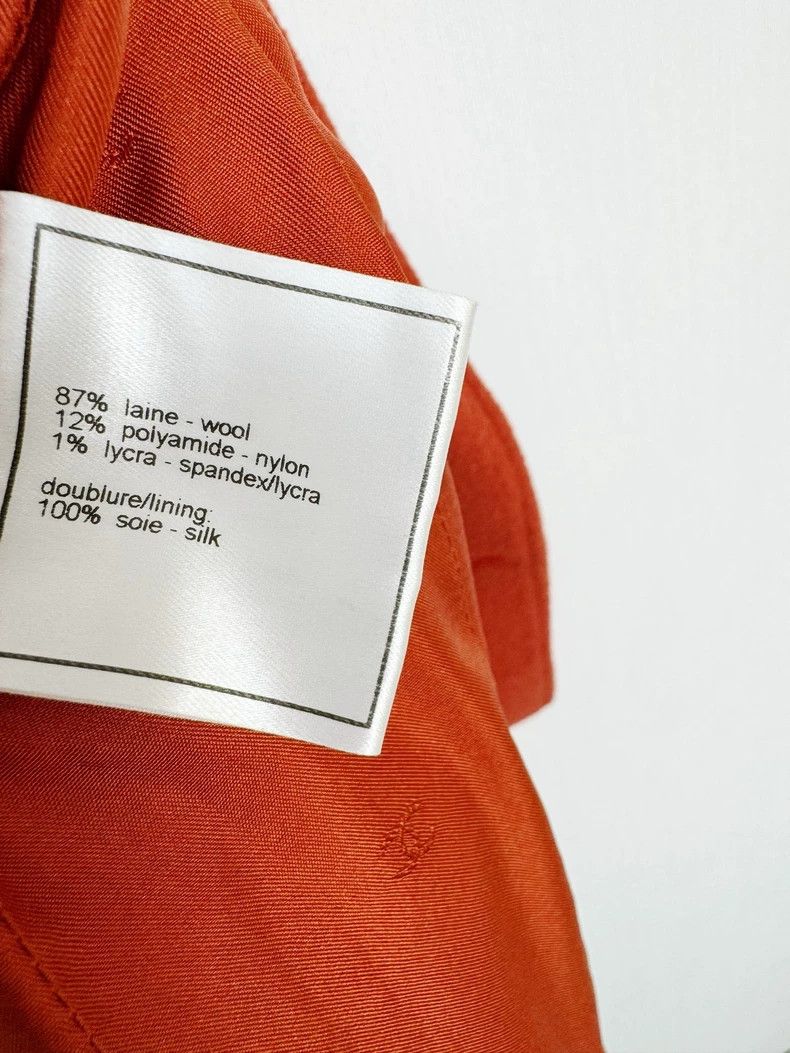 Chanel Chanel Classic Orange Blazer for Spring and Autumn Size S / US 4 / IT 40 - 6 Thumbnail