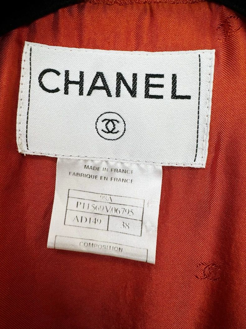 Chanel Chanel Classic Orange Blazer for Spring and Autumn Size S / US 4 / IT 40 - 2 Thumbnail