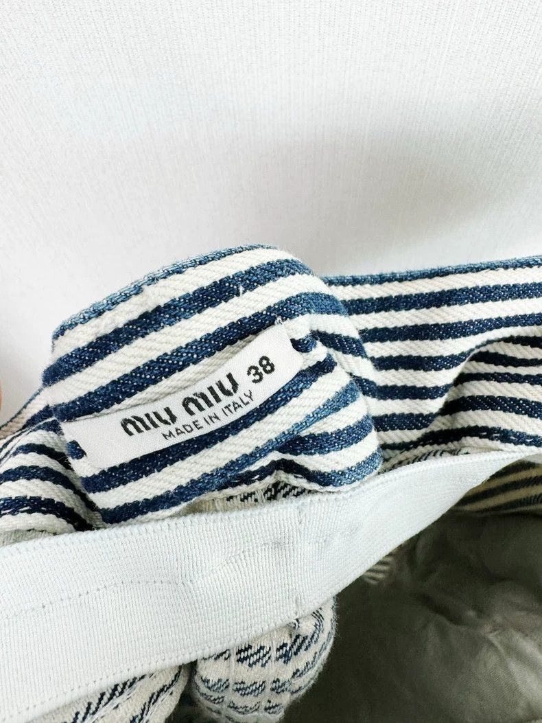Prada Miu Miu Striped Suit Set for Spring Autumn Size M / US 6-8 / IT 42-44 - 8 Thumbnail