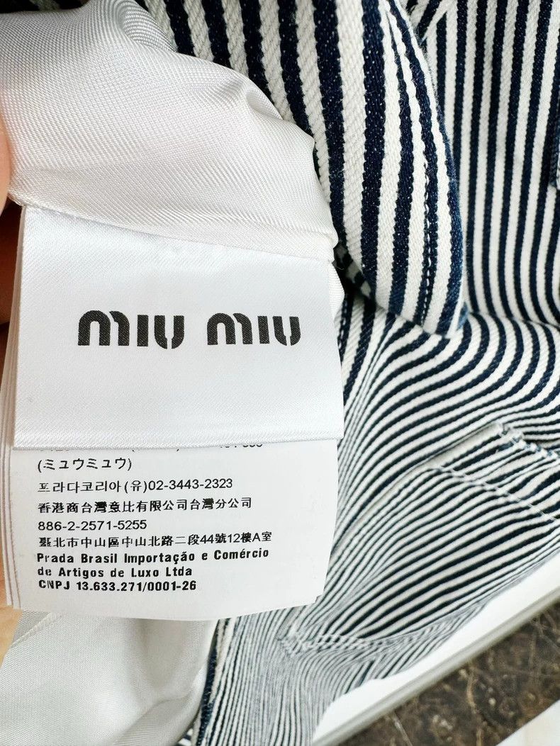 Prada Miu Miu Striped Suit Set for Spring Autumn Size M / US 6-8 / IT 42-44 - 6 Thumbnail
