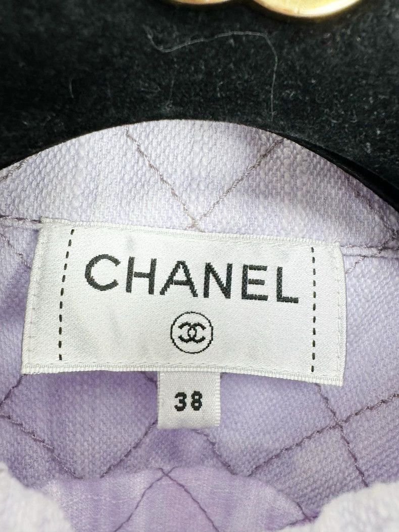 Chanel Purple Denim Shirt from Chanel Size M / US 6-8 / IT 42-44 - 3 Thumbnail