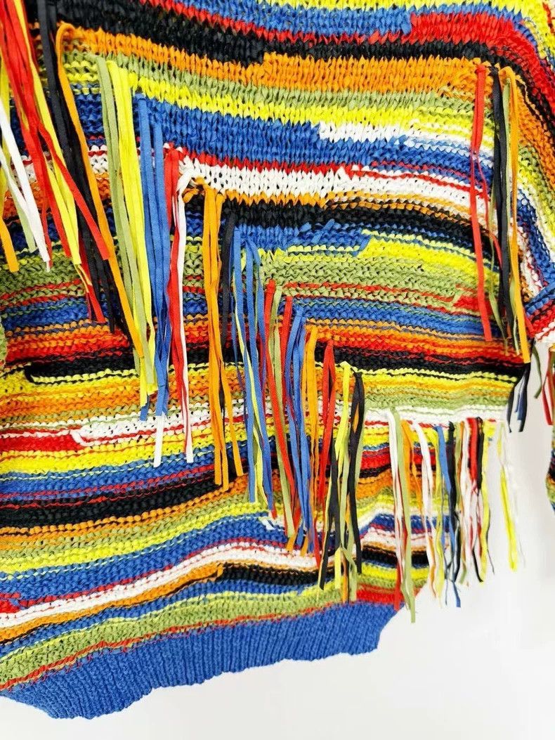Stella McCartney Stella McCartney Fringe Knit Sweater Size M / US 6-8 / IT 42-44 - 3 Thumbnail