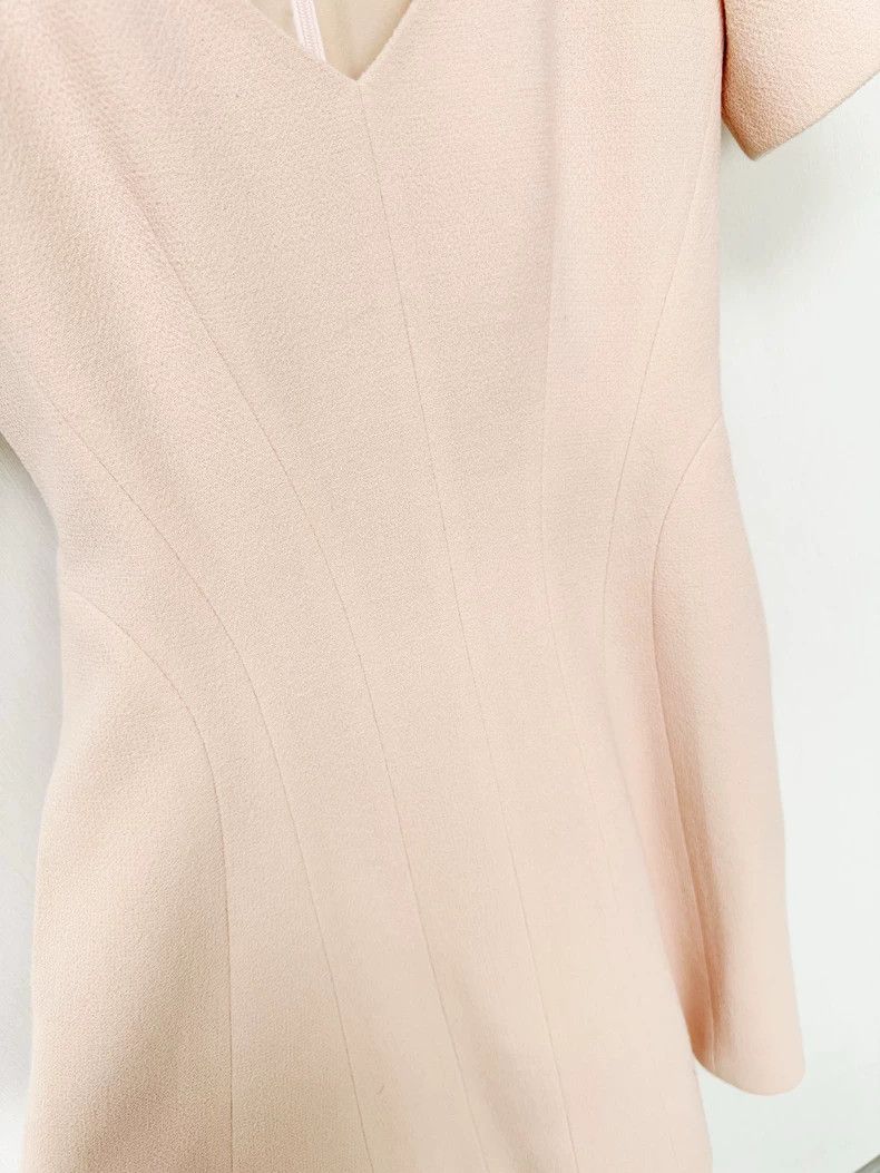 Dior Christian Dior Pink V-Neck Dress Size 36 Size S / US 4 / IT 40 - 3 Thumbnail