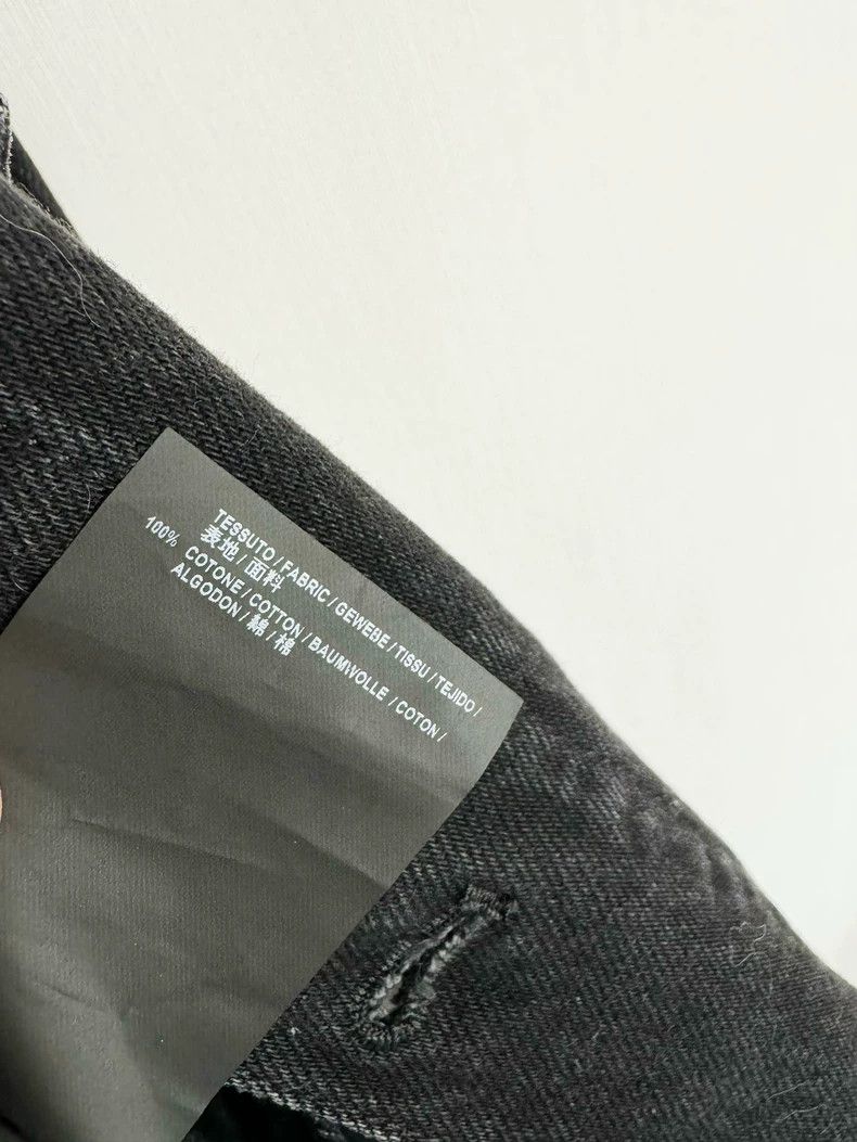 Balenciaga Balenciaga Black Denim Jacket Size 36 Size S / US 4 / IT 40 - 7 Thumbnail