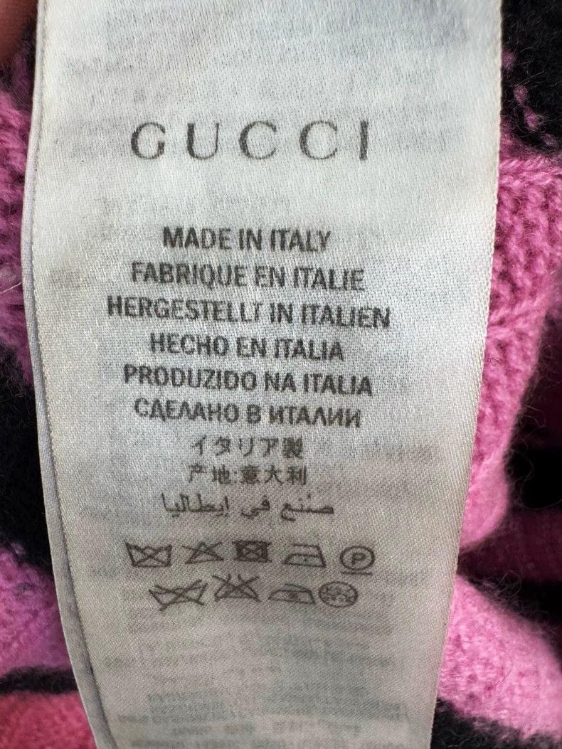 Gucci Gucci Striped Sweater with Cat Design Size S / US 4 / IT 40 - 4 Thumbnail