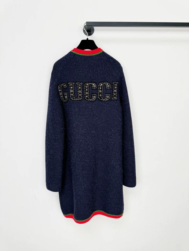 Gucci Gucci Navy Cardigan with Tags, Size M Size M / US 6-8 / IT 42-44 - 7 Thumbnail