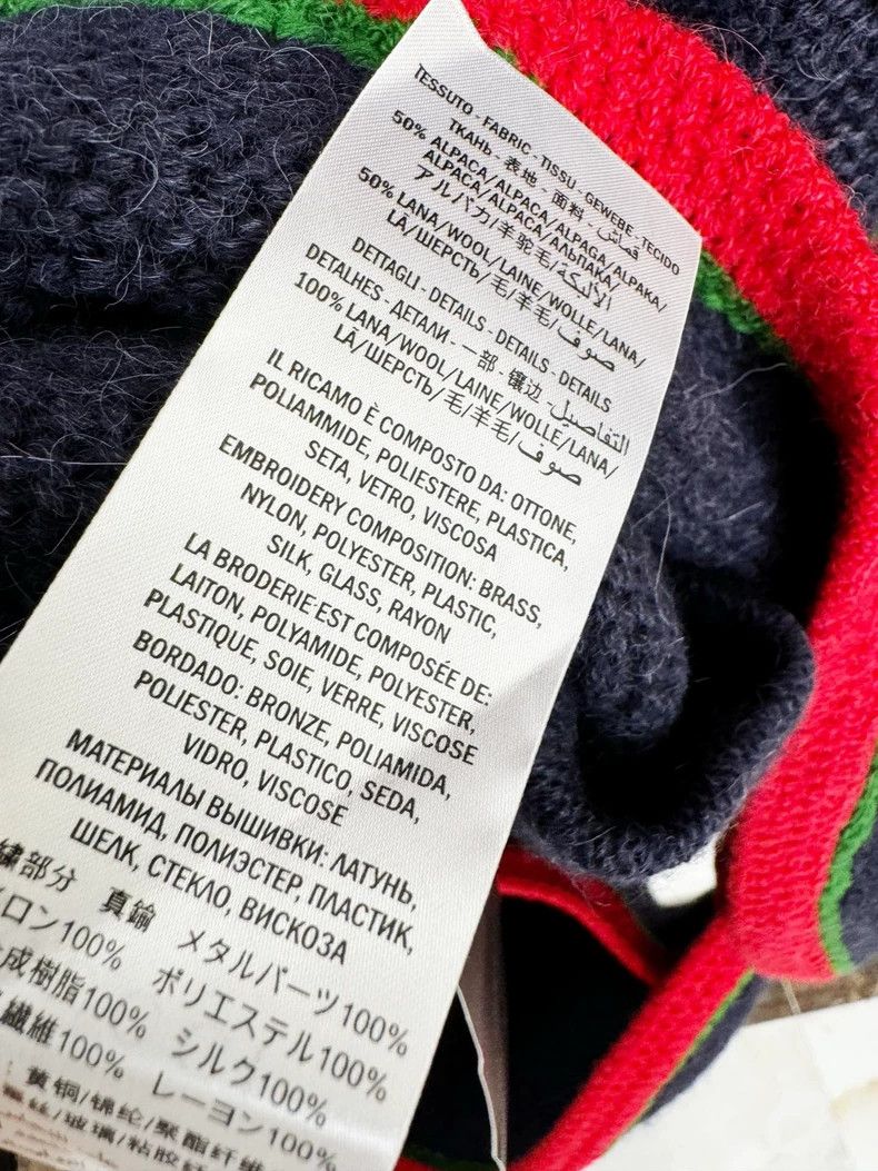 Gucci Gucci Navy Cardigan with Tags, Size M Size M / US 6-8 / IT 42-44 - 5 Thumbnail
