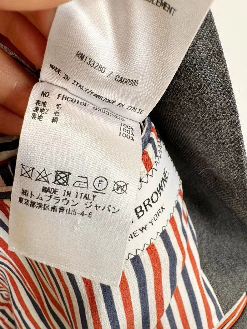 Thom Browne Thom Browne Wool Blazer Size 42 Size L / US 10 / IT 46 - 7 Thumbnail