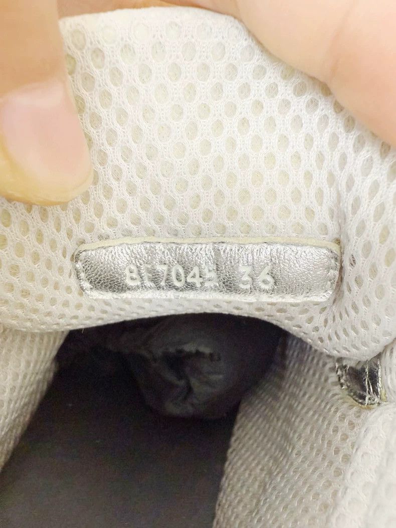 Fendi Fendi Silver High-Top Shoes Size 36 Size US 6 / IT 36 - 8 Thumbnail