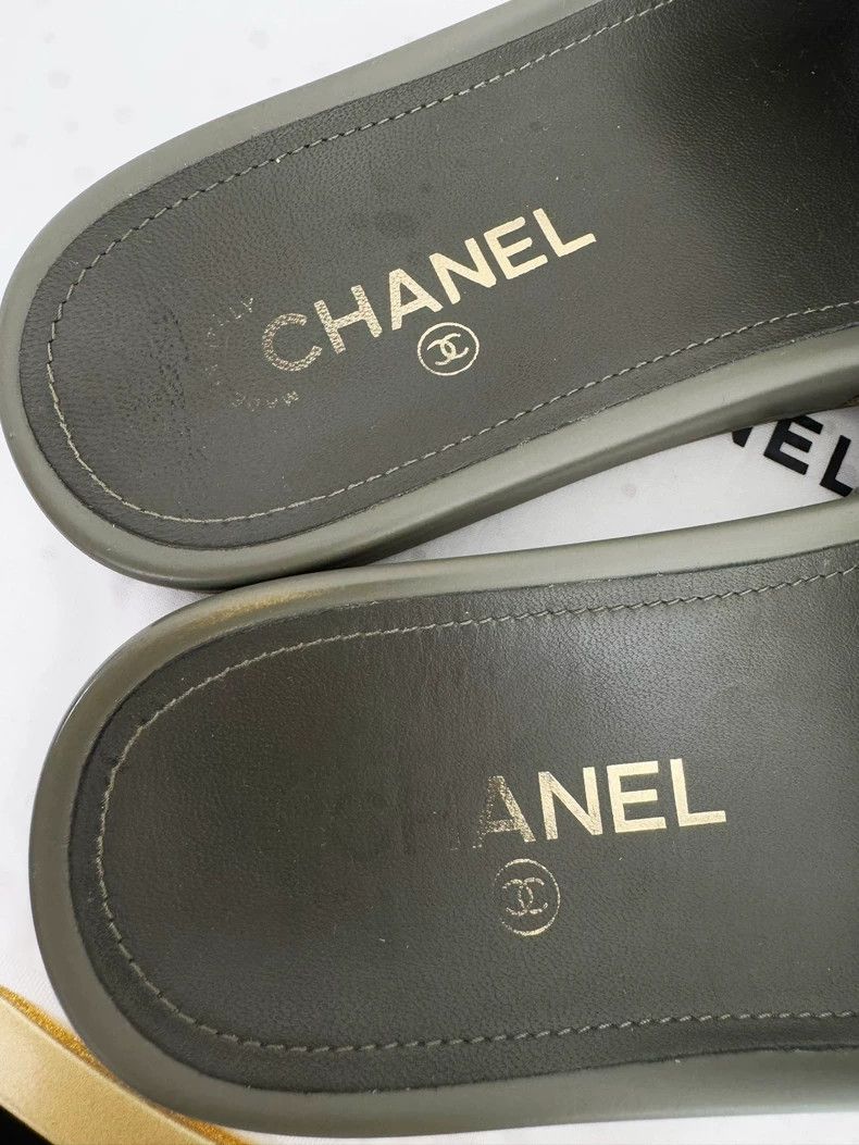 Chanel Chanel Chain Slide Sandals Size 36 Size US 6 / IT 36 - 3 Thumbnail
