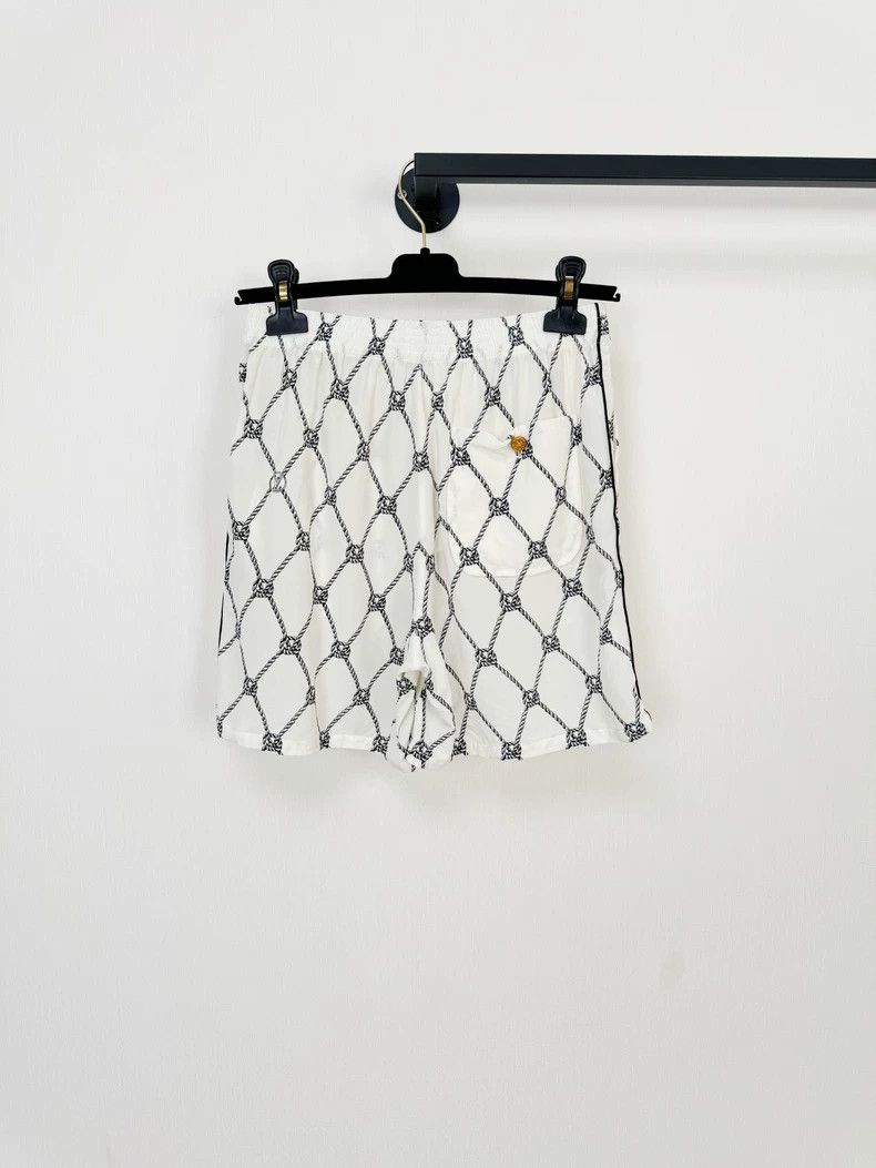 Louis Vuitton LV Silk Shorts in White with Pattern Size 38" / US 16 / IT 52 - 7 Thumbnail