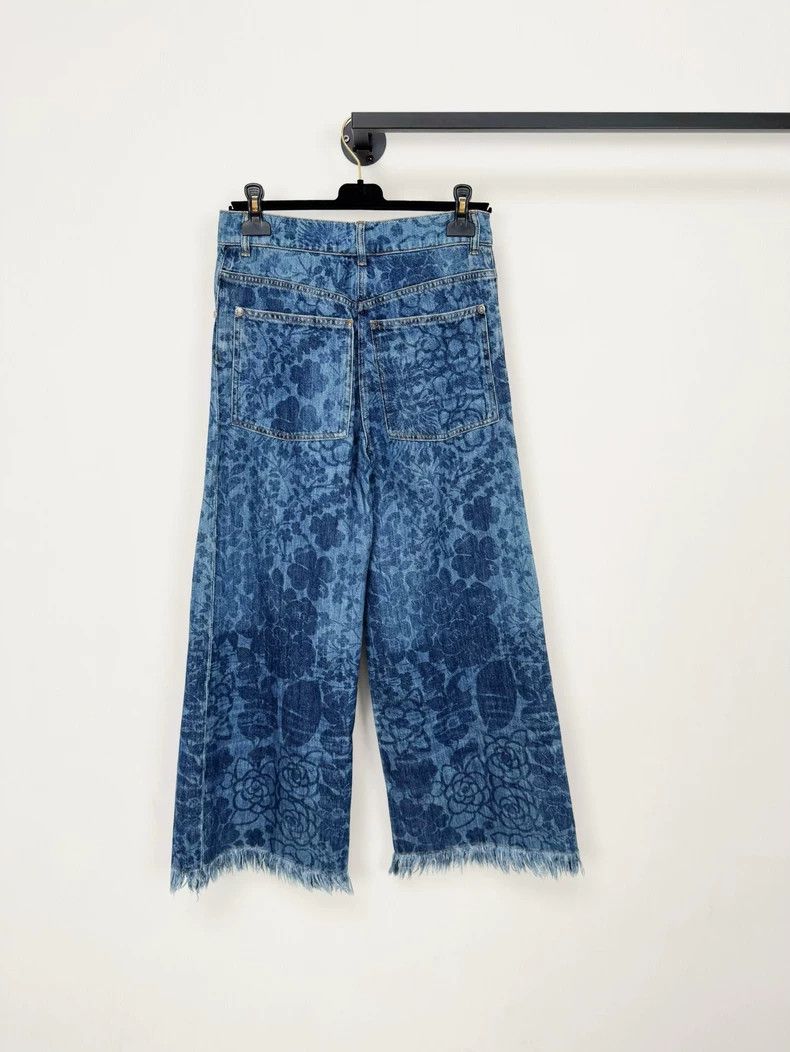 Chanel Chanel Floral Pattern Denim Pants Size 38 Size 38" / US 16 / IT 52 - 7 Thumbnail