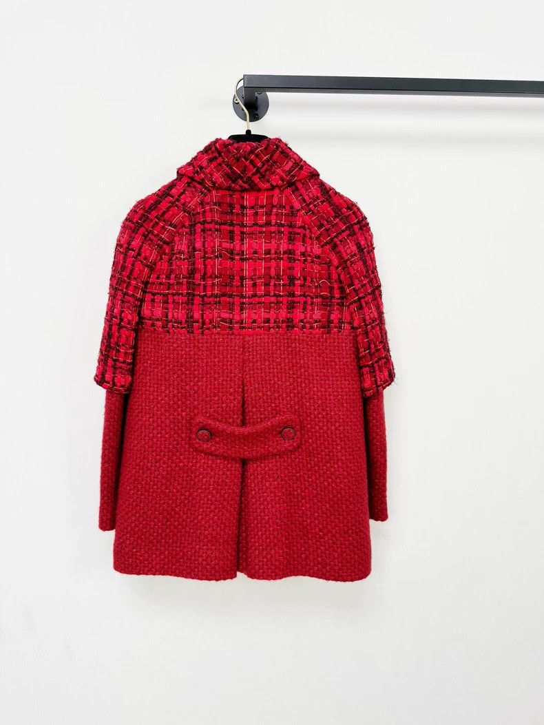 Chanel Red Woven Jacket by Chanel, Classic Style Size S / US 4 / IT 40 - 6 Thumbnail