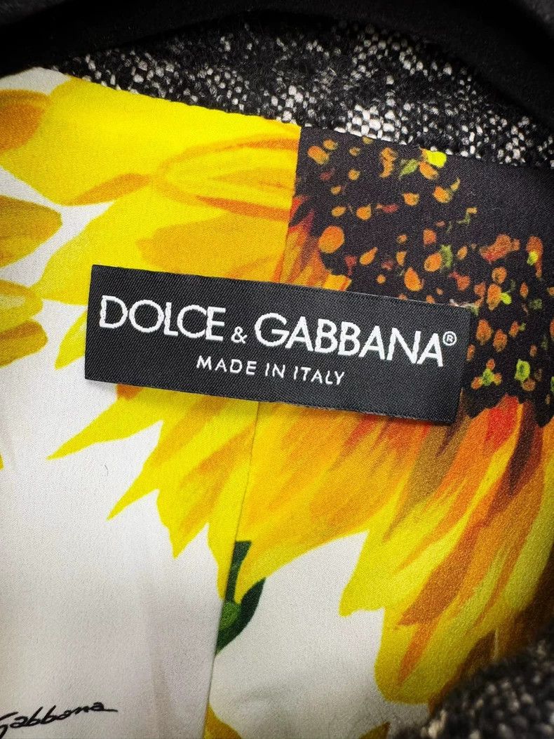 Dolce & Gabbana DG Dolce & Gabbana Jacket in Gray Size S / US 4 / IT 40 - 3 Thumbnail