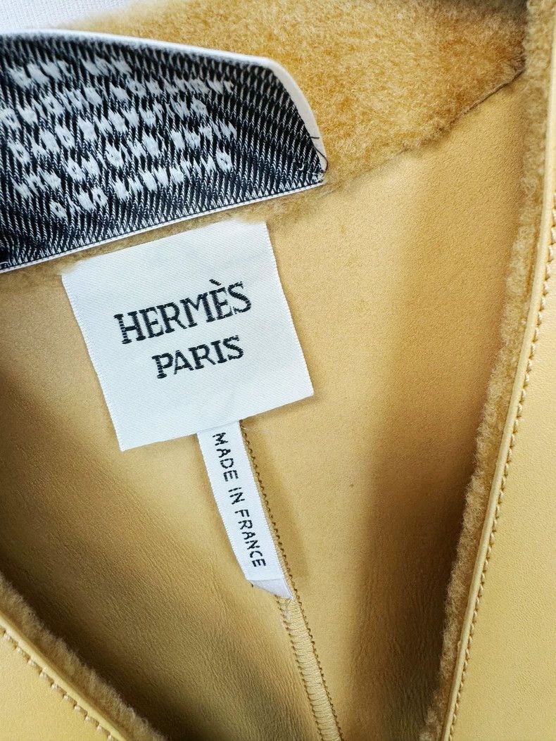 Hermes Hermes Shearling Coat, Brand New, Size 34 Size S / US 4 / IT 40 - 3 Thumbnail