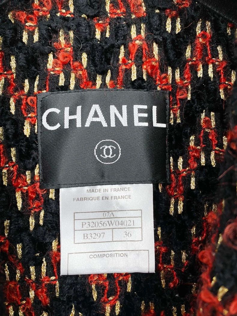Chanel Chanel Jacket with Colorful Trim Size S / US 4 / IT 40 - 2 Thumbnail