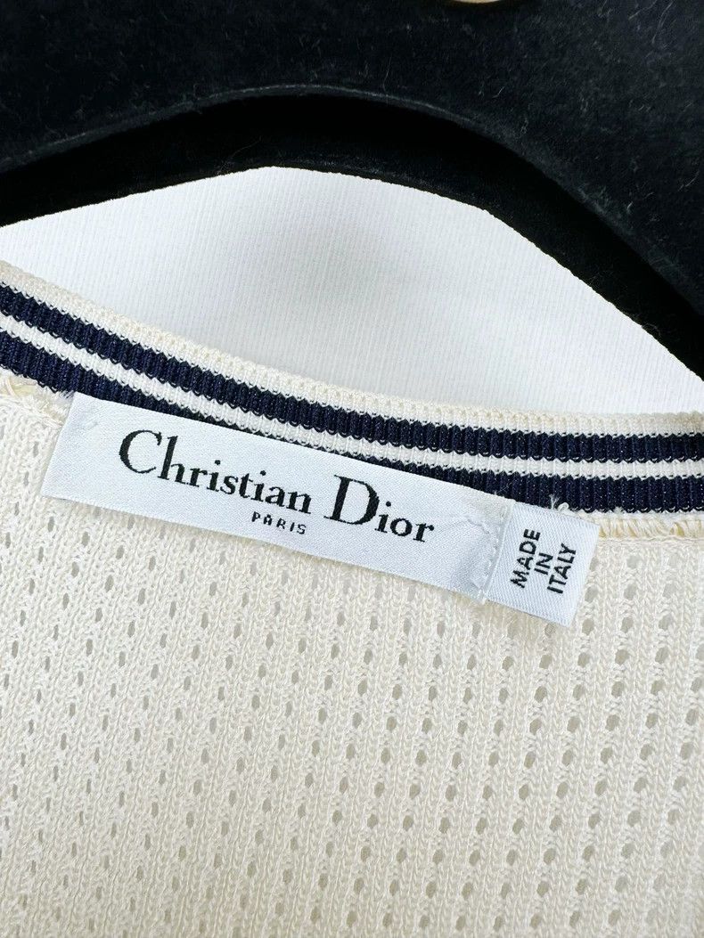 Dior Dior Knitted Vest with J'ADIOR Design Size S / US 4 / IT 40 - 2 Thumbnail