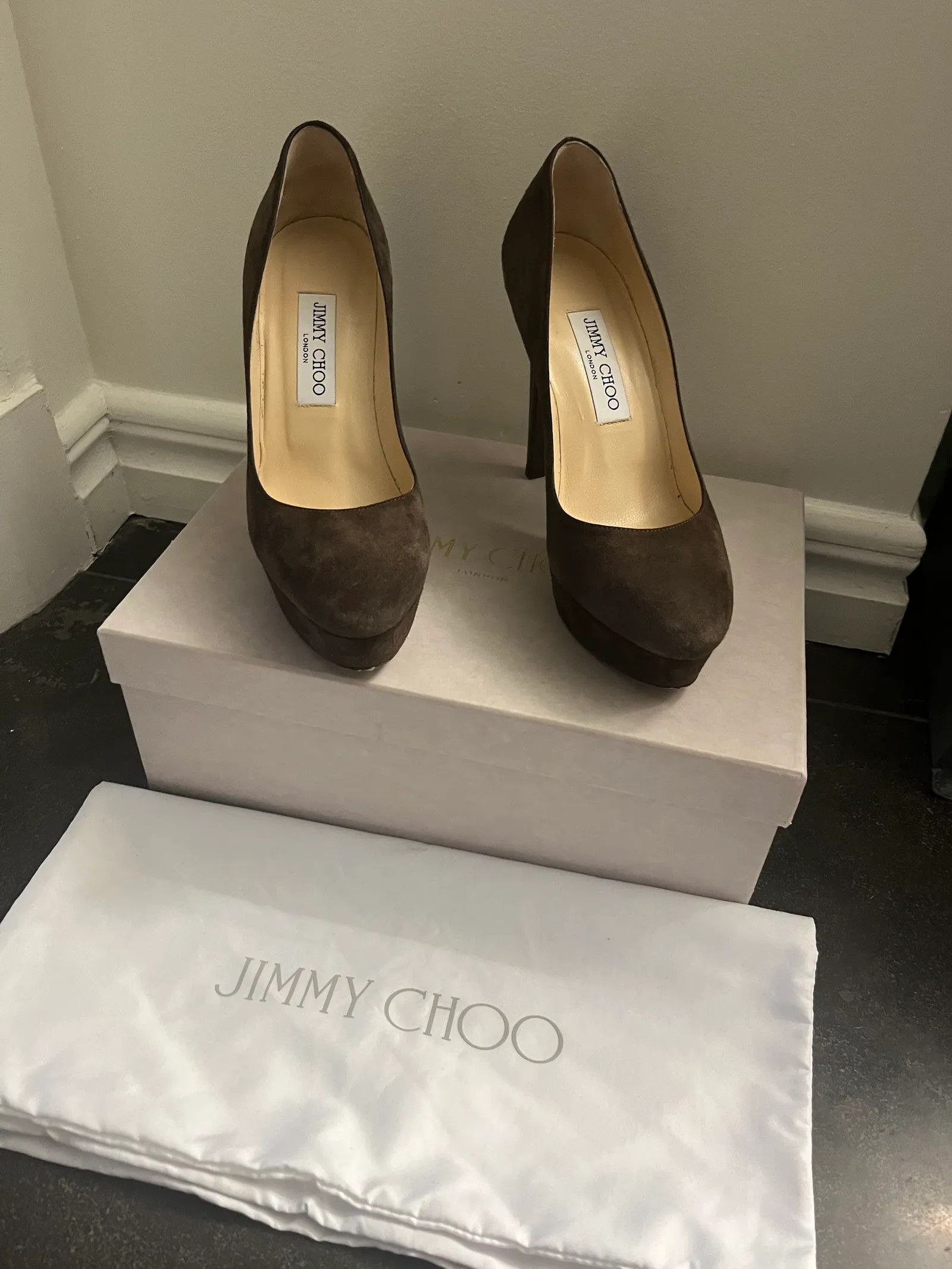 Jimmy Choo Jimmy Choo Alex Heels Size US 7.5 / IT 37.5 - 2 Thumbnail