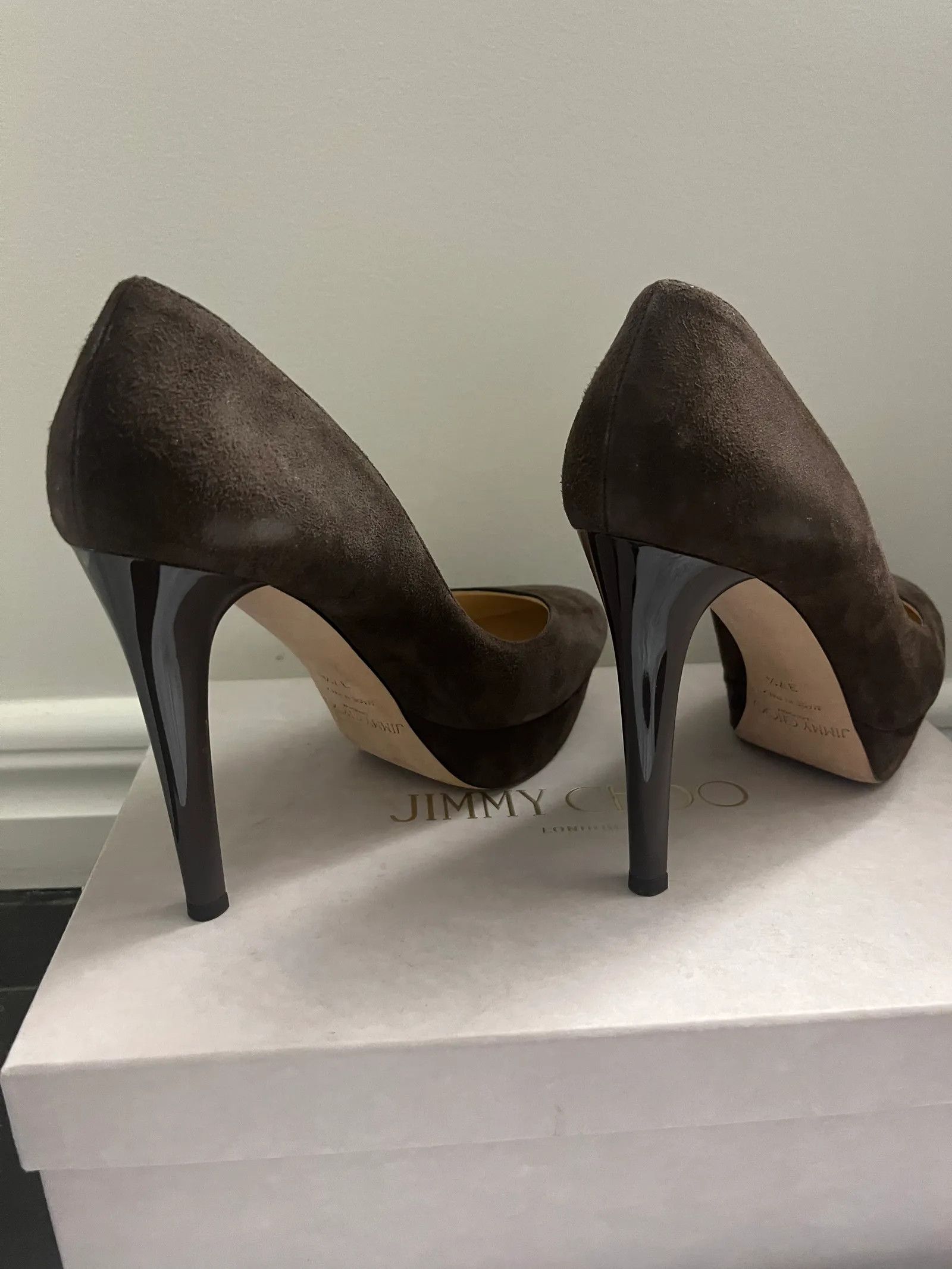 Jimmy Choo Jimmy Choo Alex Heels Size US 7.5 / IT 37.5 - 4 Thumbnail