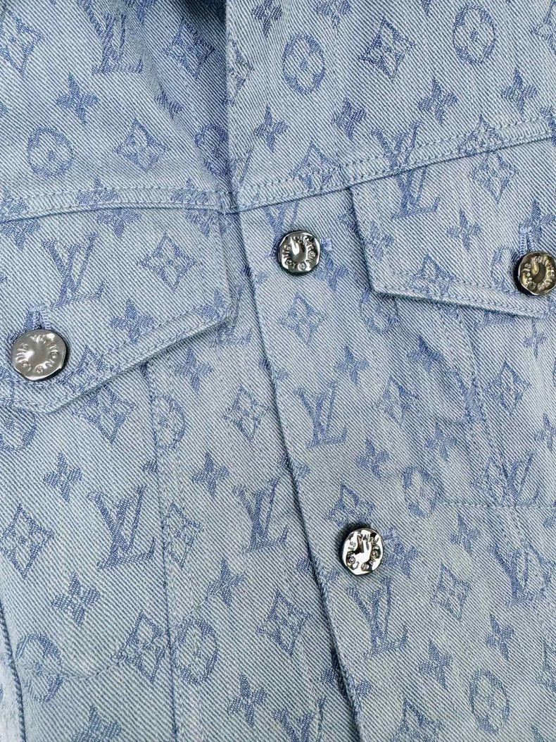 Louis Vuitton Louis Vuitton Logo Denim Jacket Size 44 Size XL / US 12-14 / IT 48-50 - 4 Thumbnail