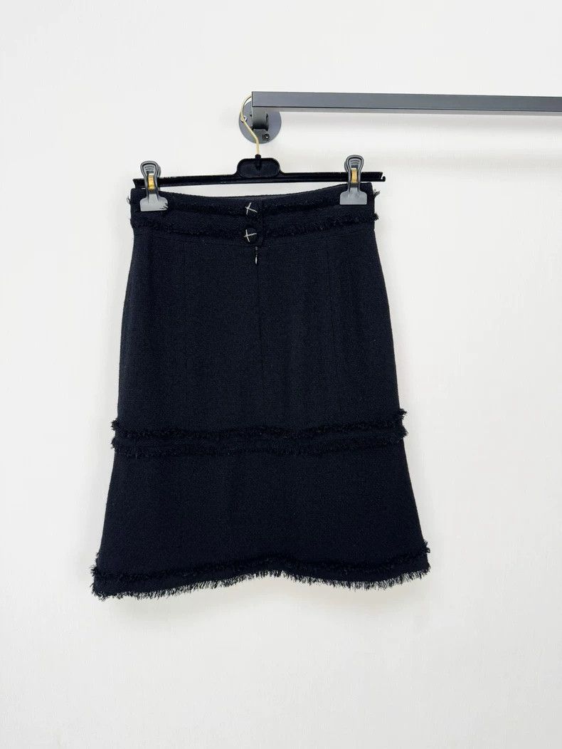 Chanel Chanel Black Skirt Size 40 Size 40" / US 18 - 5 Thumbnail