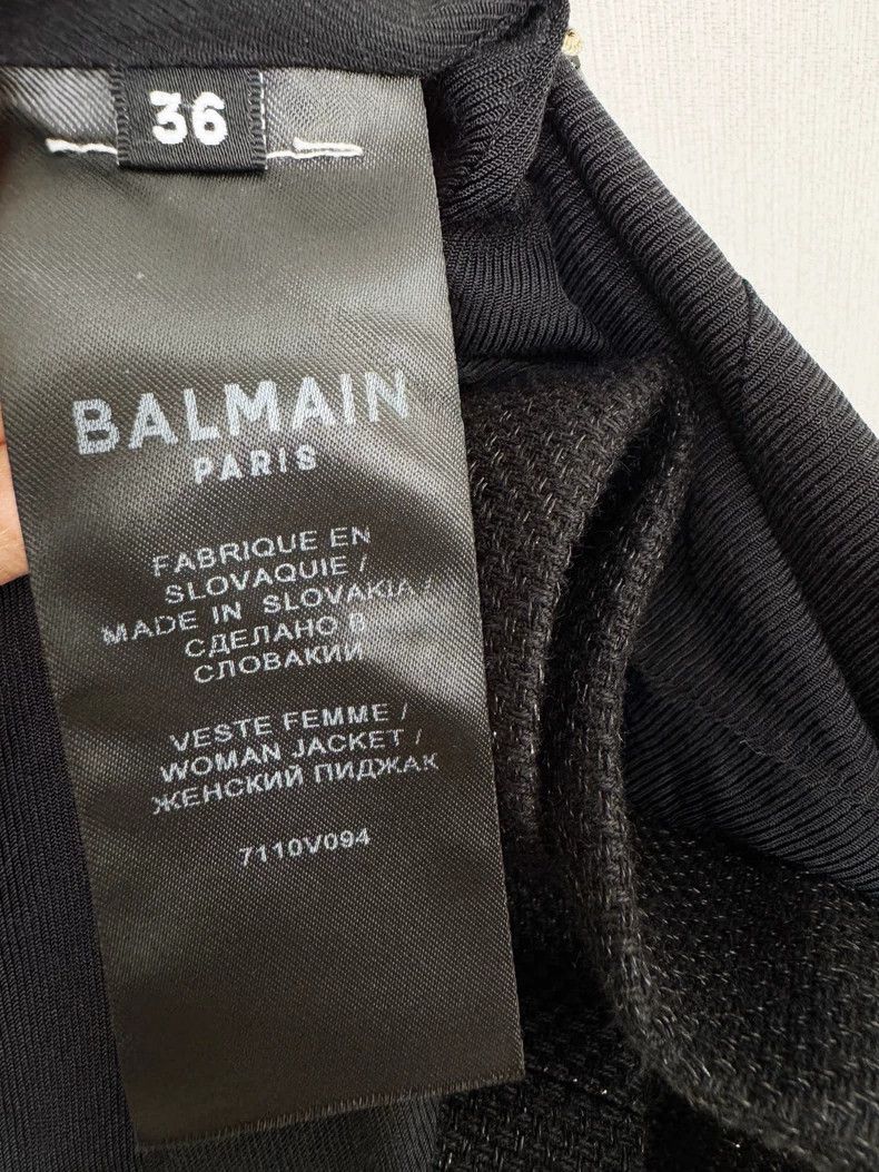 Balmain Balmain Double-breasted Blazer Jacket for Women Size S / US 4 / IT 40 - 5 Thumbnail