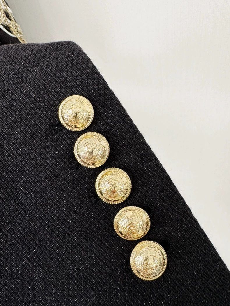 Balmain Balmain Double-breasted Blazer Jacket for Women Size S / US 4 / IT 40 - 3 Thumbnail