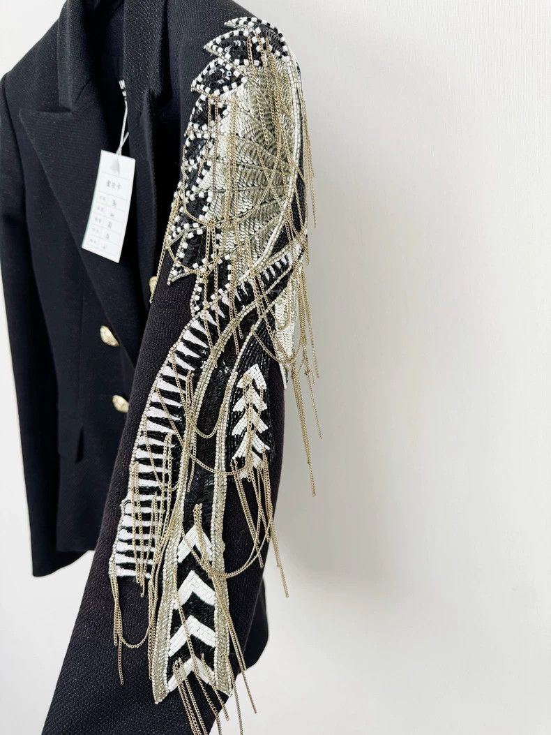 Balmain Balmain Double-breasted Blazer Jacket for Women Size S / US 4 / IT 40 - 4 Thumbnail