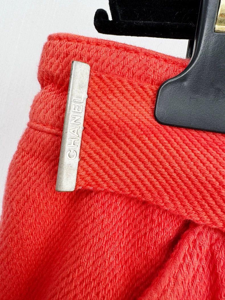 Chanel Chanel Orange Vintage Denim Shorts Size 38" / US 16 / IT 52 - 6 Thumbnail
